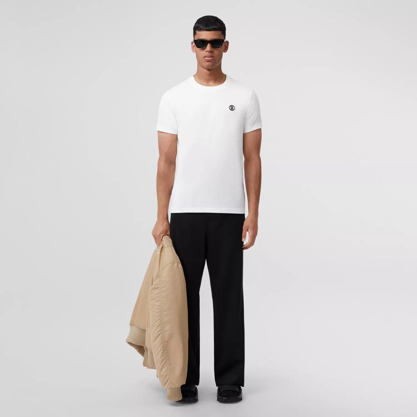 Burberry Camiseta Monogram Motif Blanco - Store In Perú