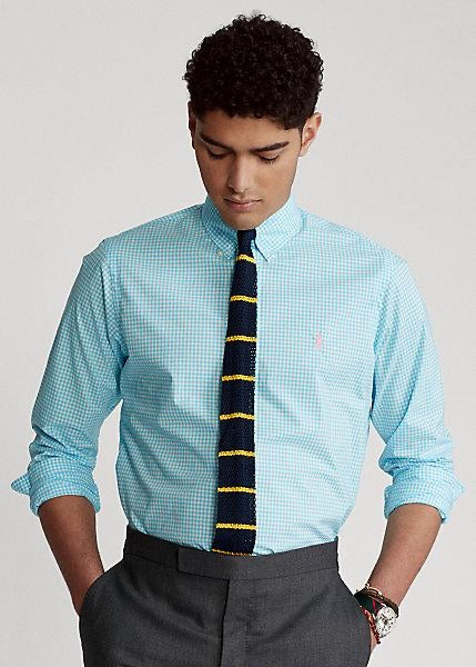Camisa Ralph Lauren cuadros Ligth Green - Store In Perú