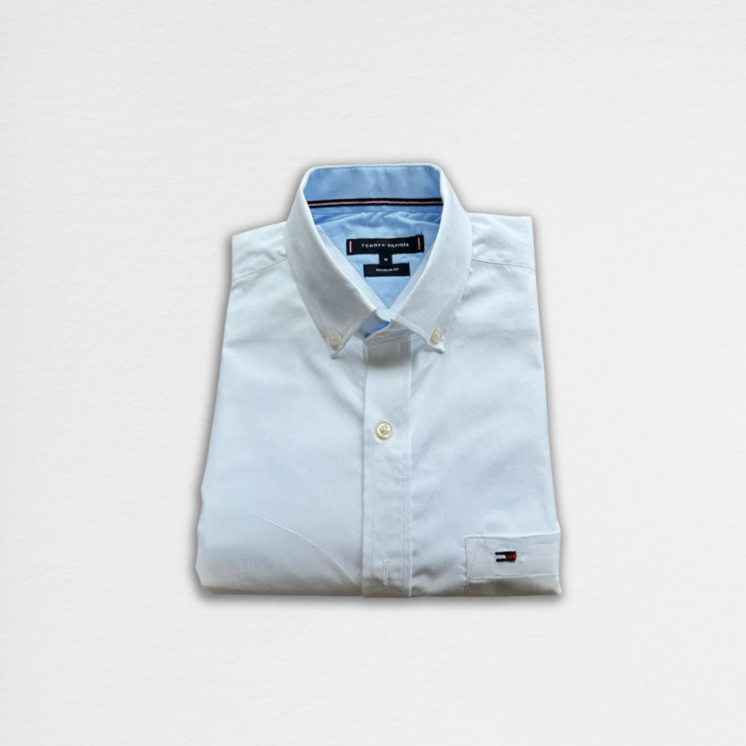 Camisa Tommy Hilfiger Blanca - Store In Perú
