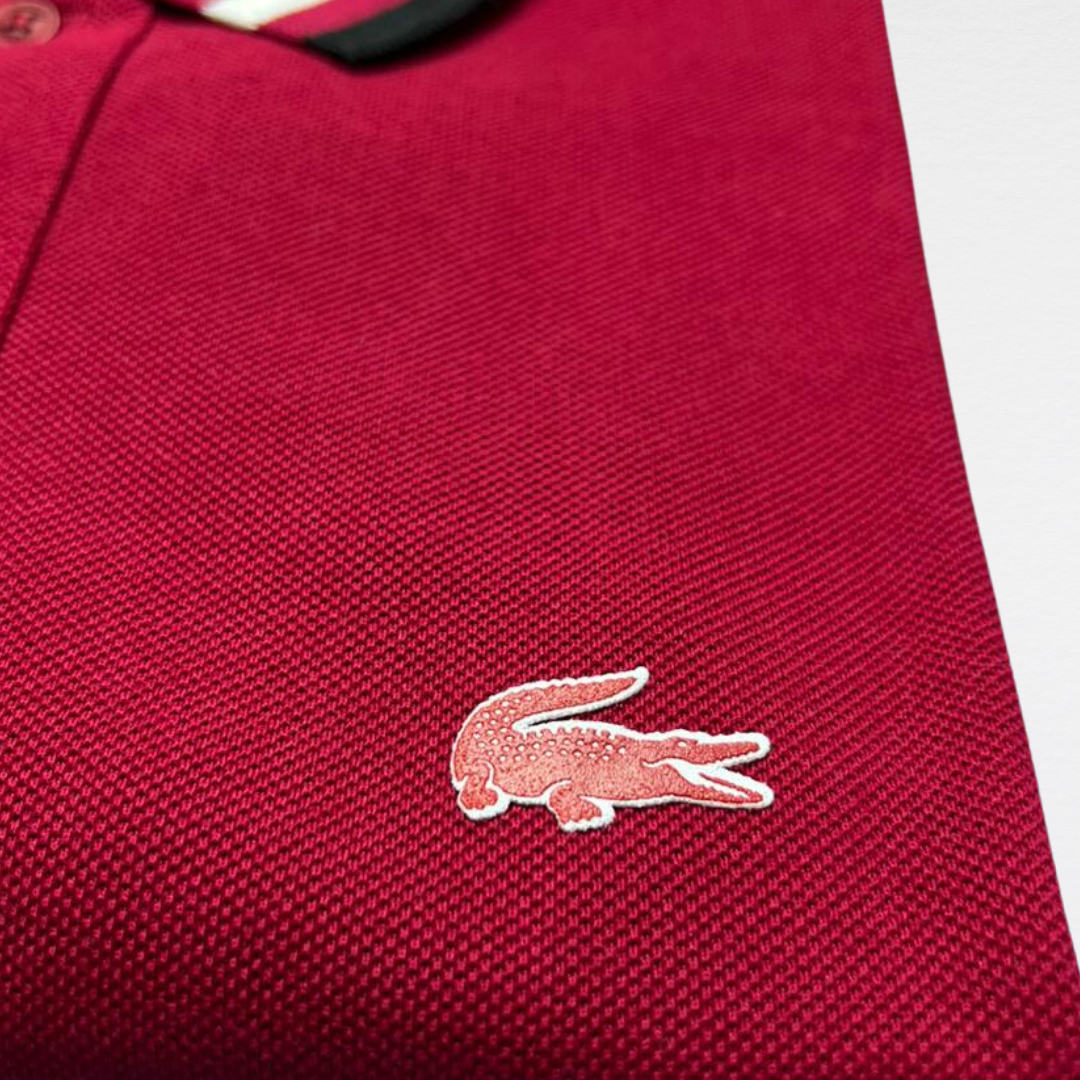 Lacoste Camisero Wine 3D - Store In Perú
