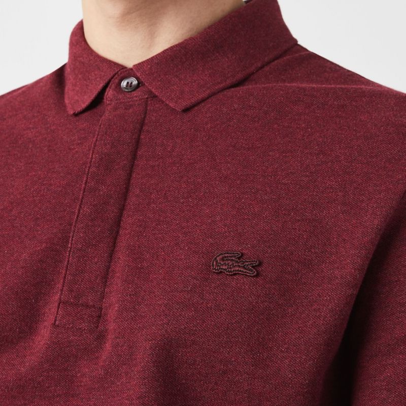 Camisero Lacoste Paris Polo Burdeos