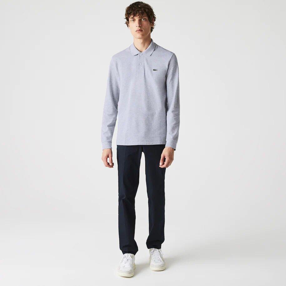 Lacoste Camisero Manga Larga Gris - Store In Perú