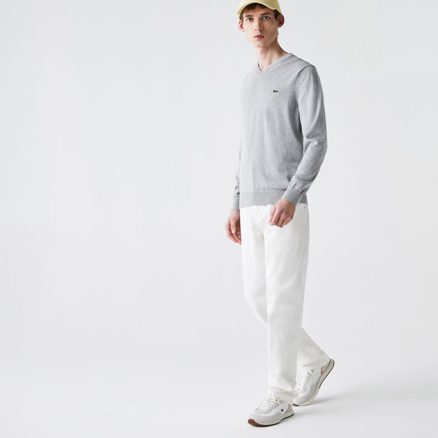 Chompa Lacoste Gris - Store In Perú