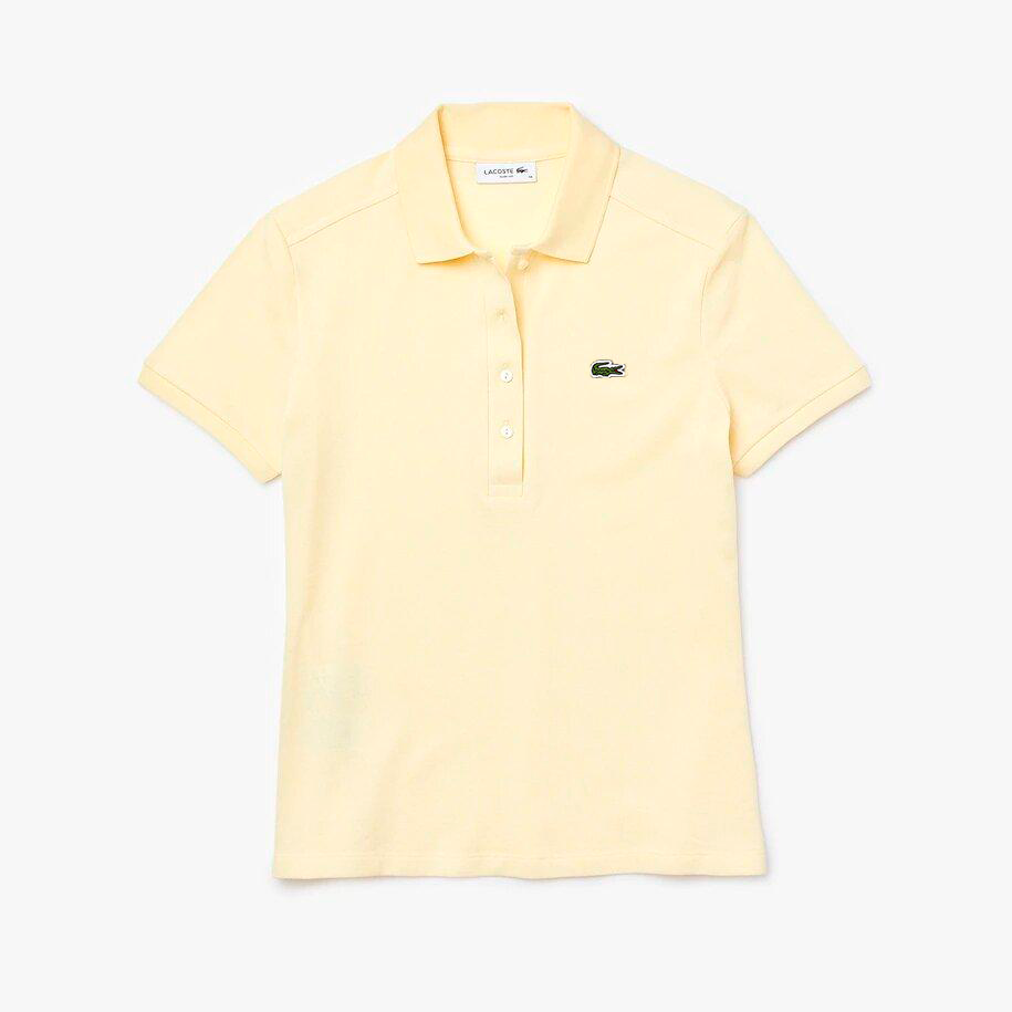 Lacoste Mujer Camisero Amarillo - Store In Perú