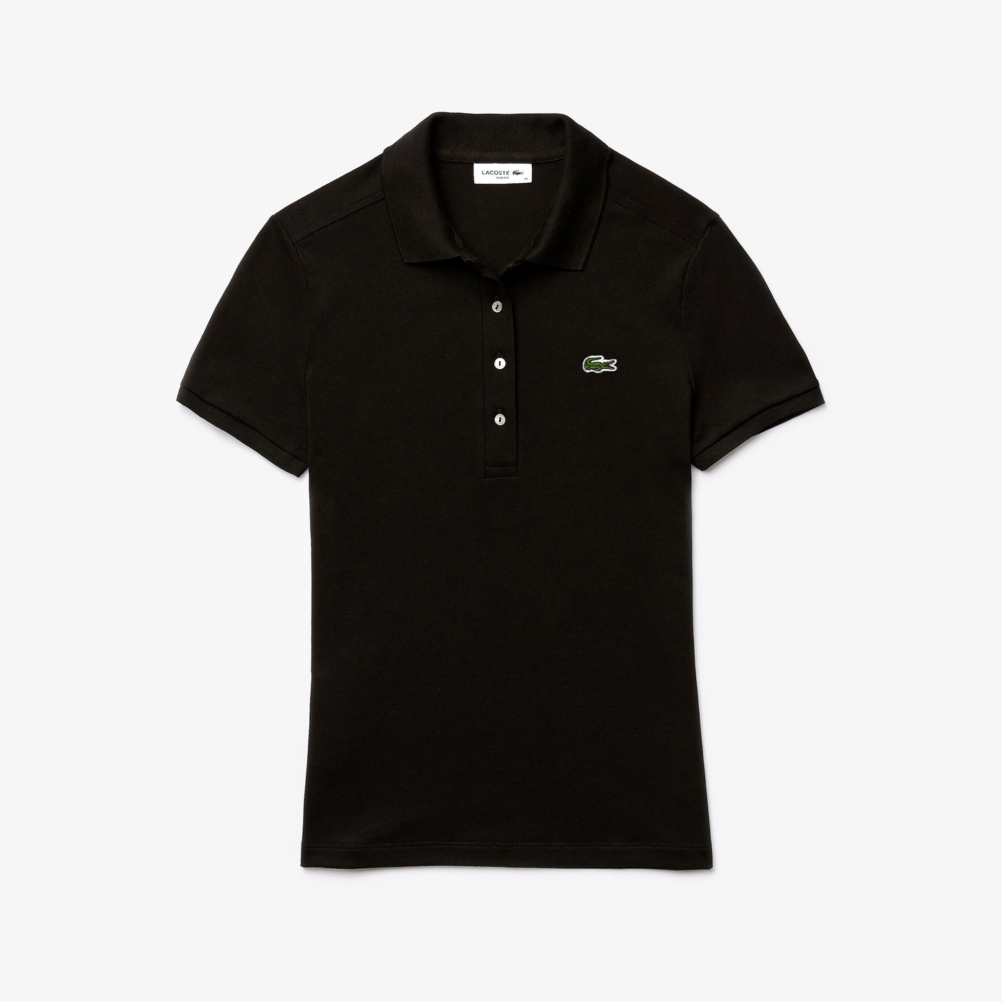 Lacoste Mujer Camisero Negro - Store In Perú