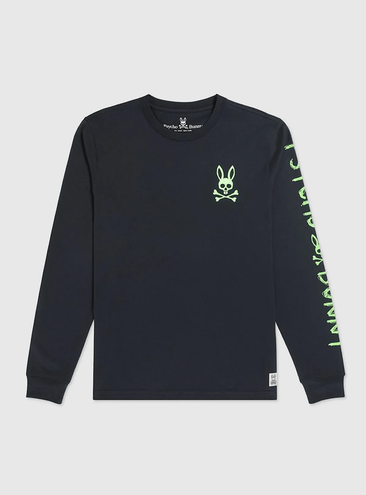Polo Psycho Bunny - Jaspe Manga Larga