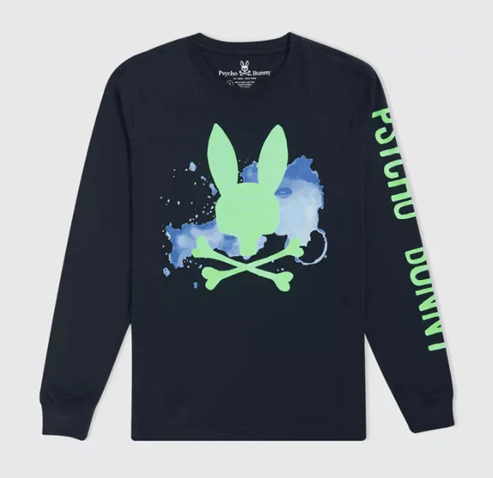 Polo Psycho Bunny - Marina Mallette Manga Larga