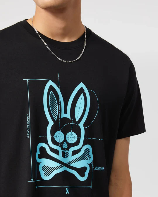 Camiseta Psycho Bunny Depoe Graphic - Brands Store