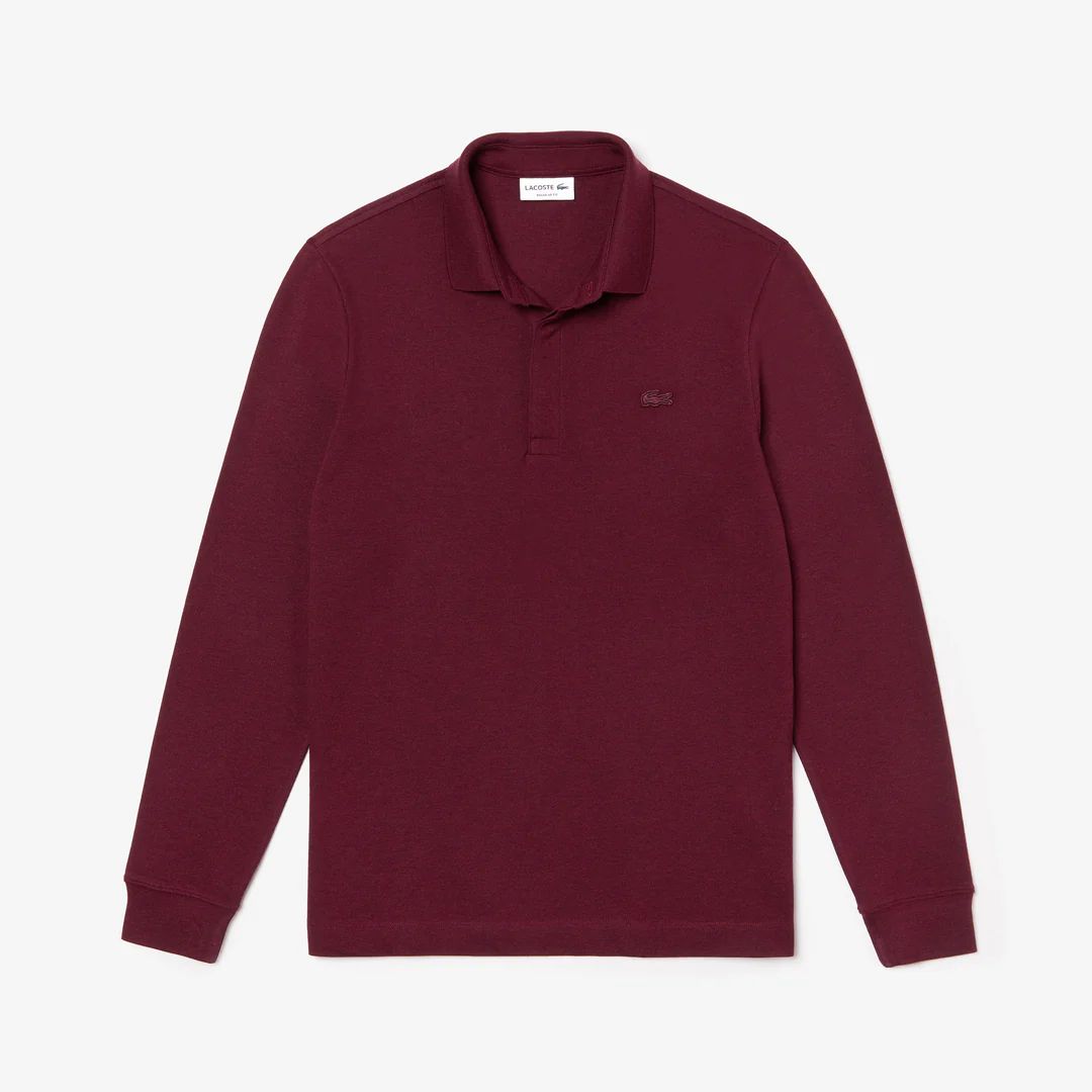 Camisero Lacoste Paris Polo Burdeos