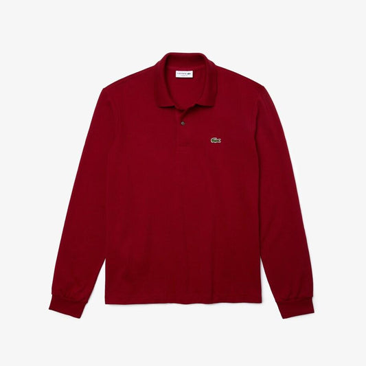 Lacoste Camisero Manga Larga Burdeos - Store In Perú 