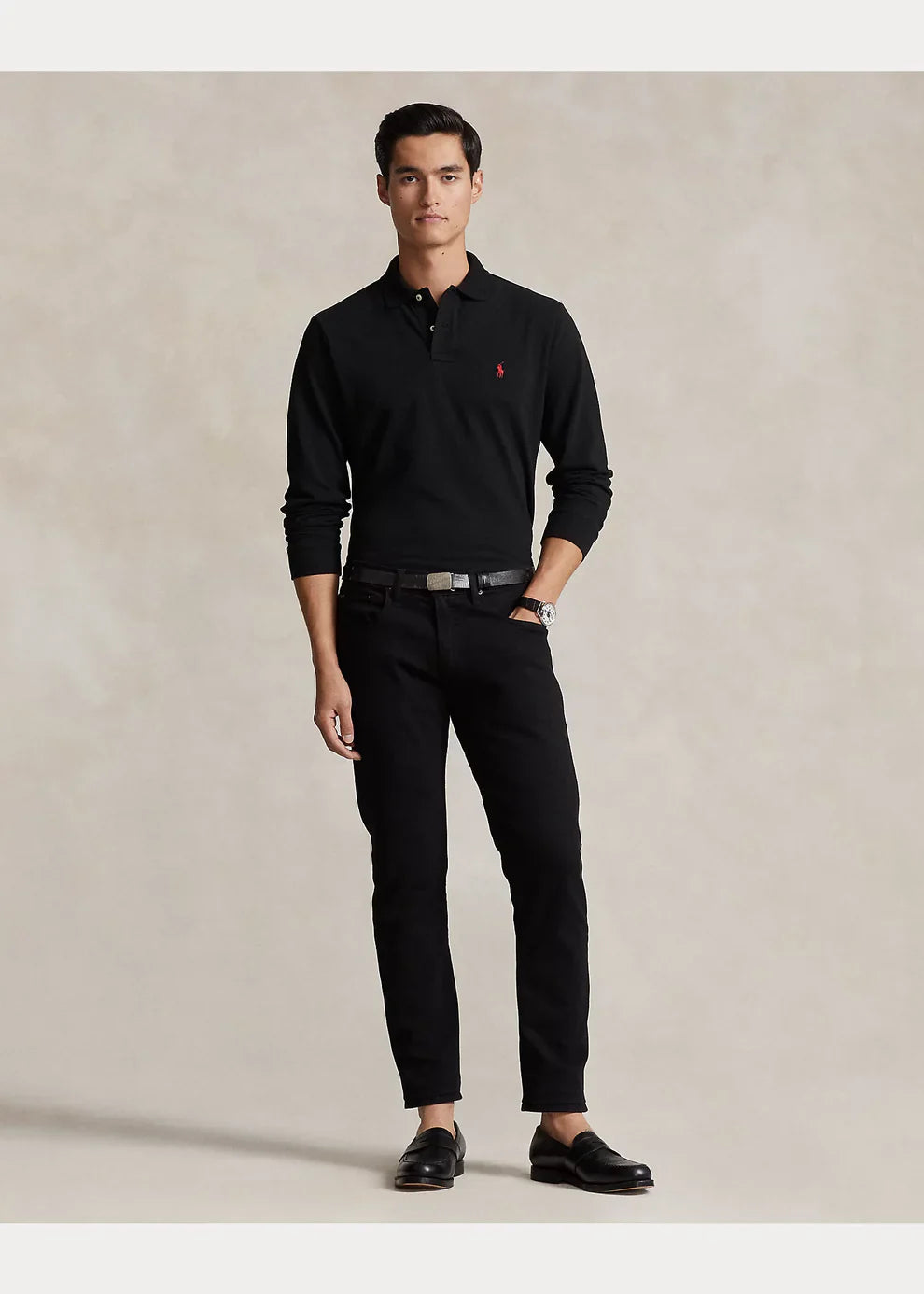 Polo Ralph Lauren Manga Larga Negro - Brands Store