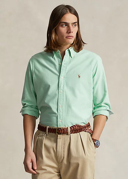 Camisa ralph lauren verde on sale
